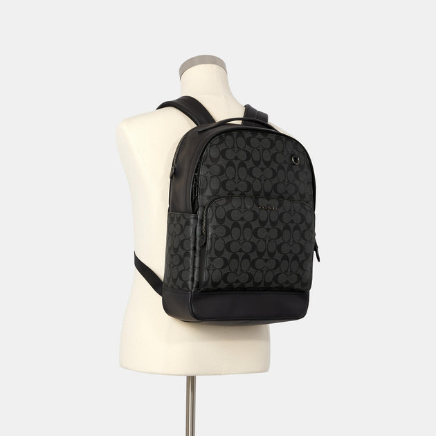 Coach Outlet Graham Backpack In Signature Canvas