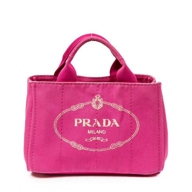 Prada Small Canapa Tote | Shop Premium Outlets