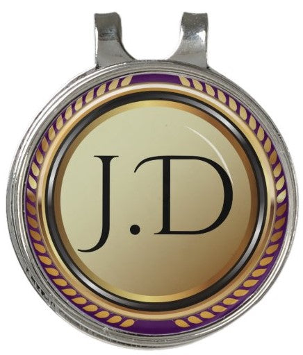 Personalized Golf Hat Clip and Ball Marker