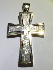 RWMM's meteorite cross in 18 karat gold