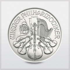 Austrian Philharmonic 1/25 ounce platinum