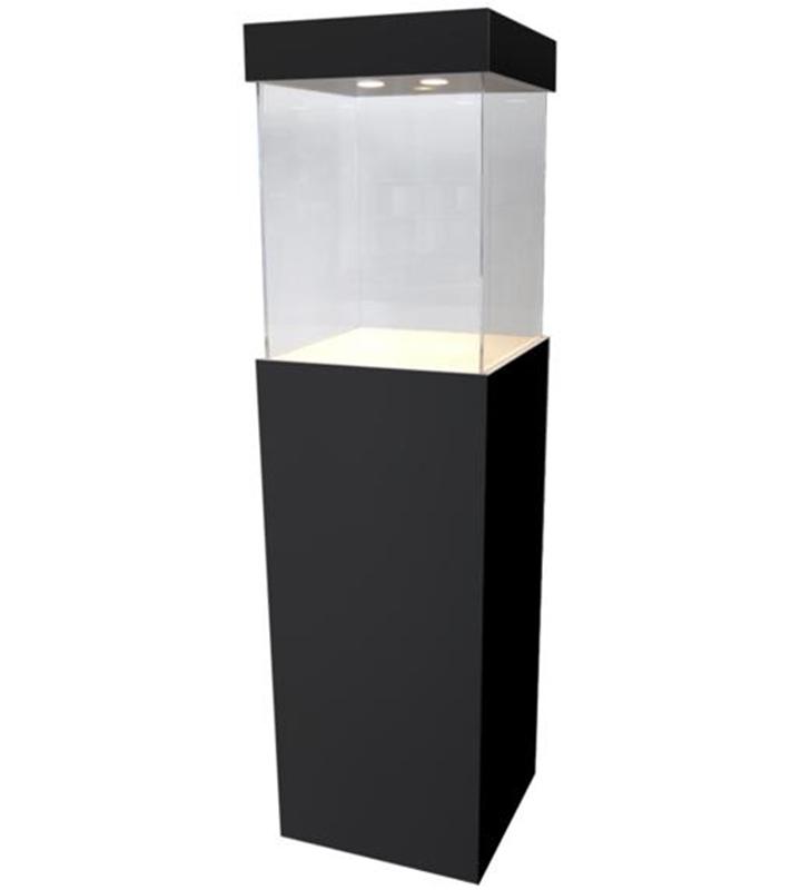 Black Laminate Modern Case | Pedestal Source | Made
