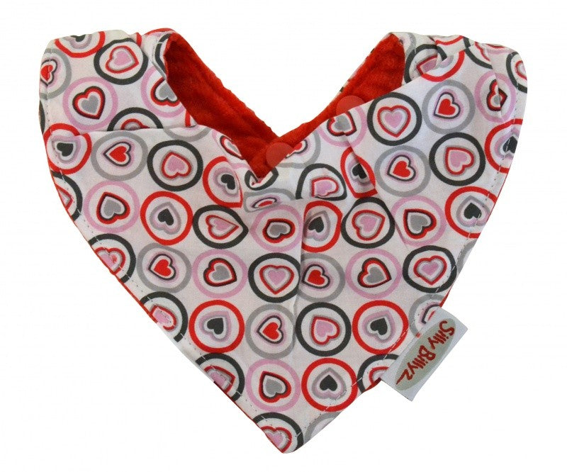 steek methodologie Straat Silly Billyz Print bandana slab rood hart – Loukadesign