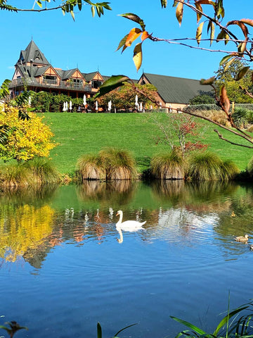 Pegasus Bay winery and restaurant in autumn