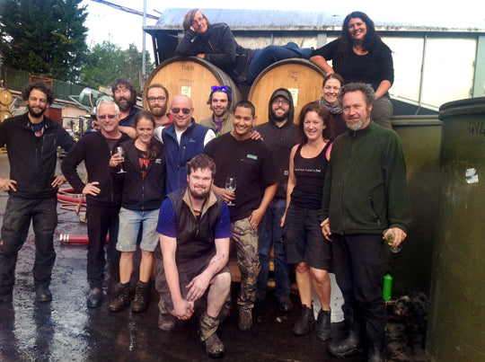 The 2014 winery vintage team.
