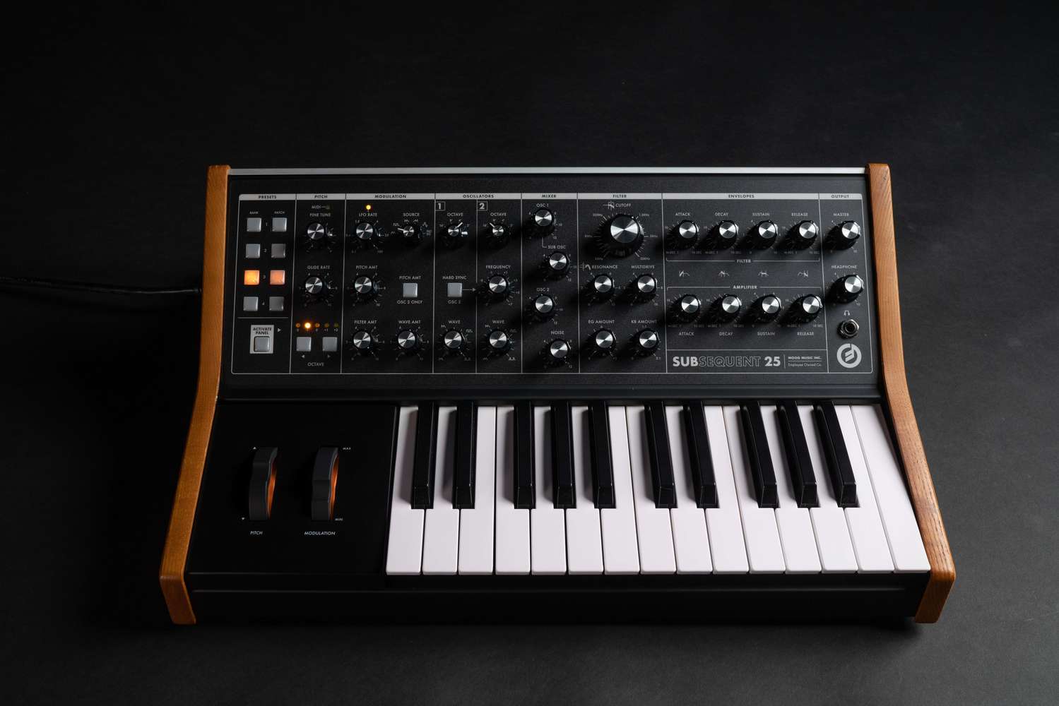 Moog Subsequent 25 Paraphonic Analog Synthesizer – TOT ALL AUDIO