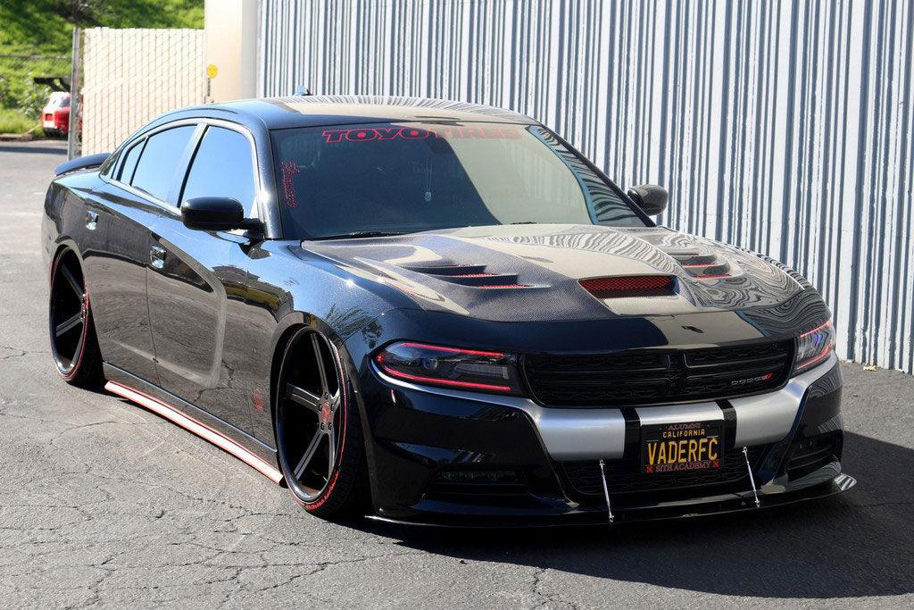 2017 dodge charger front splitter