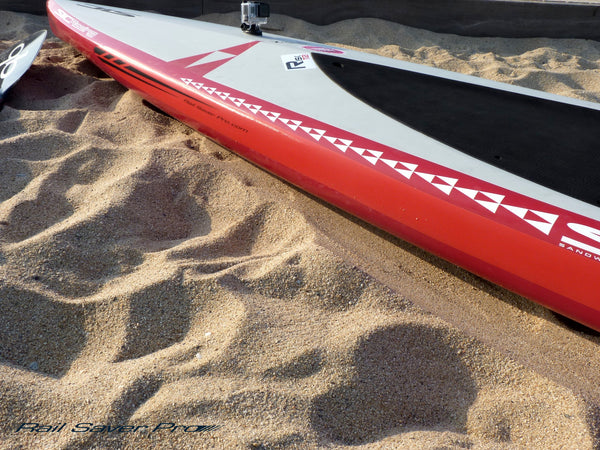 Stripes RSPRO rail saver on a SIC Maui race board