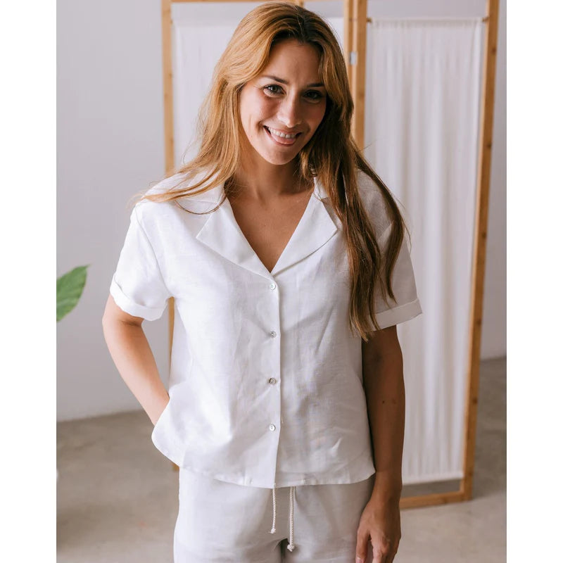 Paja Ondular reembolso ⮞Camisas Lino Mujer | Clotsy Brand Ropa Ecológica – CLOTSY BRAND