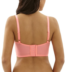Cleo Bras - Piper Longline 9351 - Acid Coral FINAL SALE