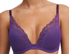Passionata Bra - Brooklyn Plunge Bra 5701 - Pansy -FREE EXPRESS SHIPPING