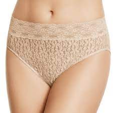 Wacoal Panties - Halo Lace Hi-Cut Briefs 870305 - Sand - Thebra