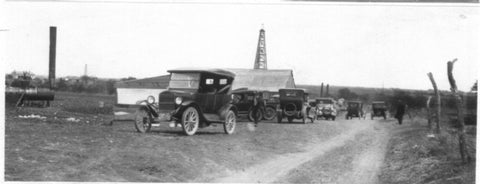 Texas oil field circa 1920