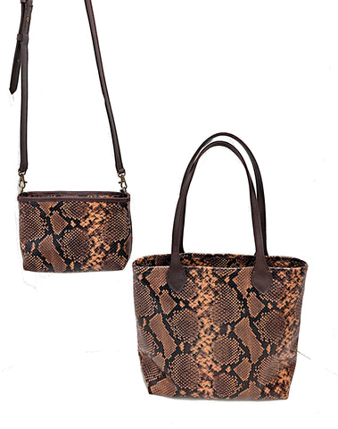3333 cross body and 4650 Slim Tote in American Copperhead