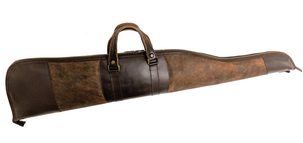 950 Rifle Case in American Buffalo (Bison) combined with American Bridle Leather