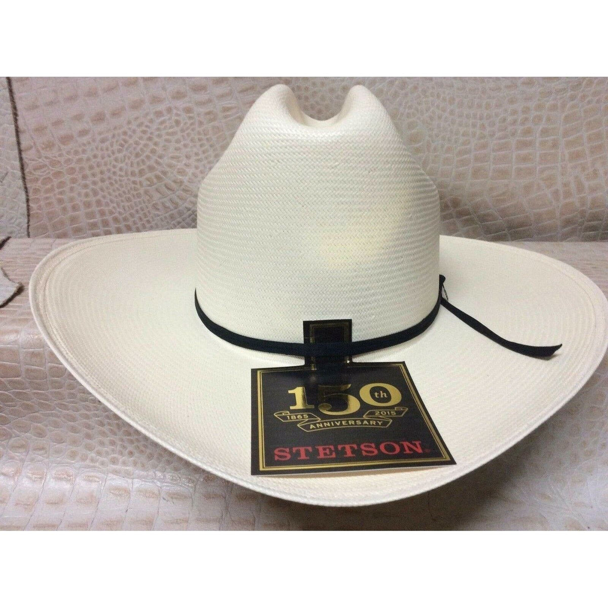 STETSON 100X RANCHER SHANTUNG PANAMA STRAW COWBOY WESTERN HAT