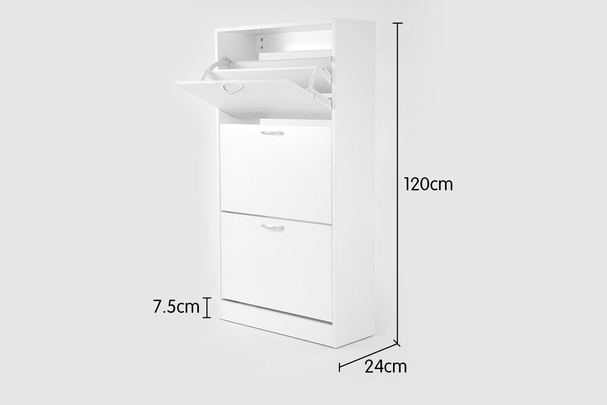 24 Pairs Shoe Cabinet Storage Rack - 120 x 63 x 24cm 24 Pairs Shoe Cabinet Storage Rack - 120 x 63 x 24cm