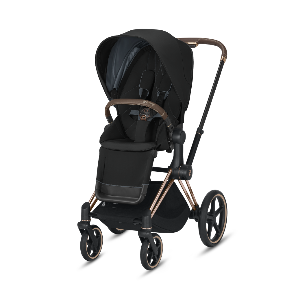 peach twin carrycot