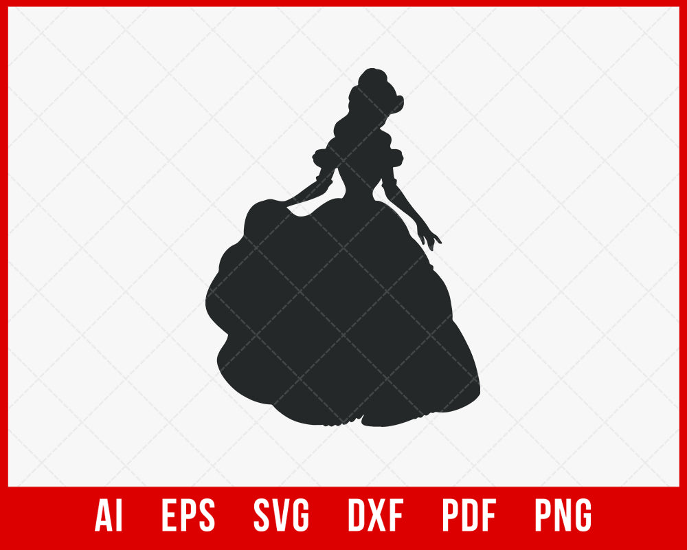 princess belle silhouette