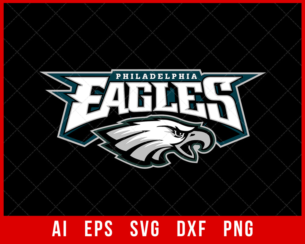 Rubí Menos encima Philadelphia Eagles Logo Clipart Silhouette | Creative Design Maker –  Creativedesignmaker