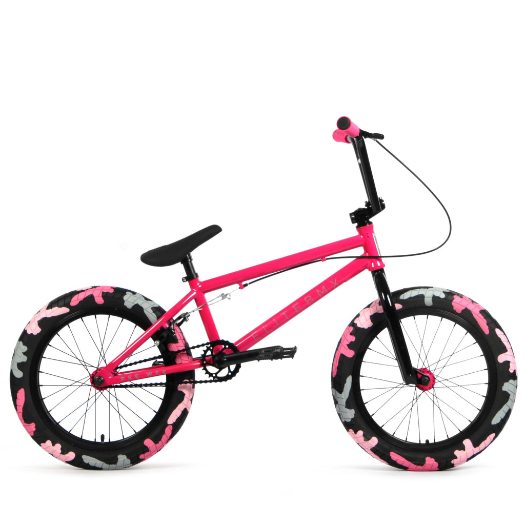 pink bmx bike