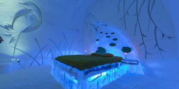 Hotel de Glace (Ice Hotel) in Quebec, Canada