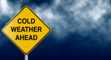 Cold Weather Ahead road sign