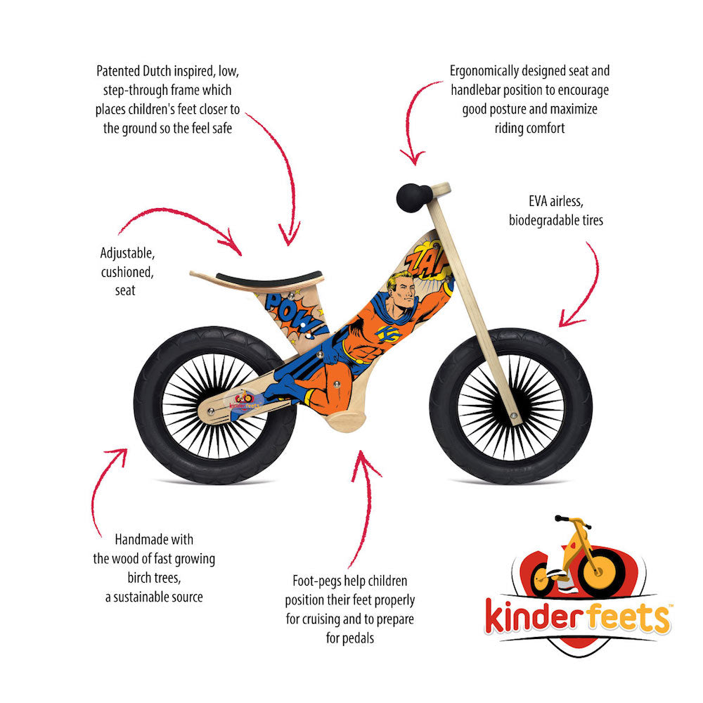 superhero balance bike