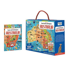 Australian map puzzle for kids