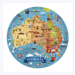 Australian map puzzle