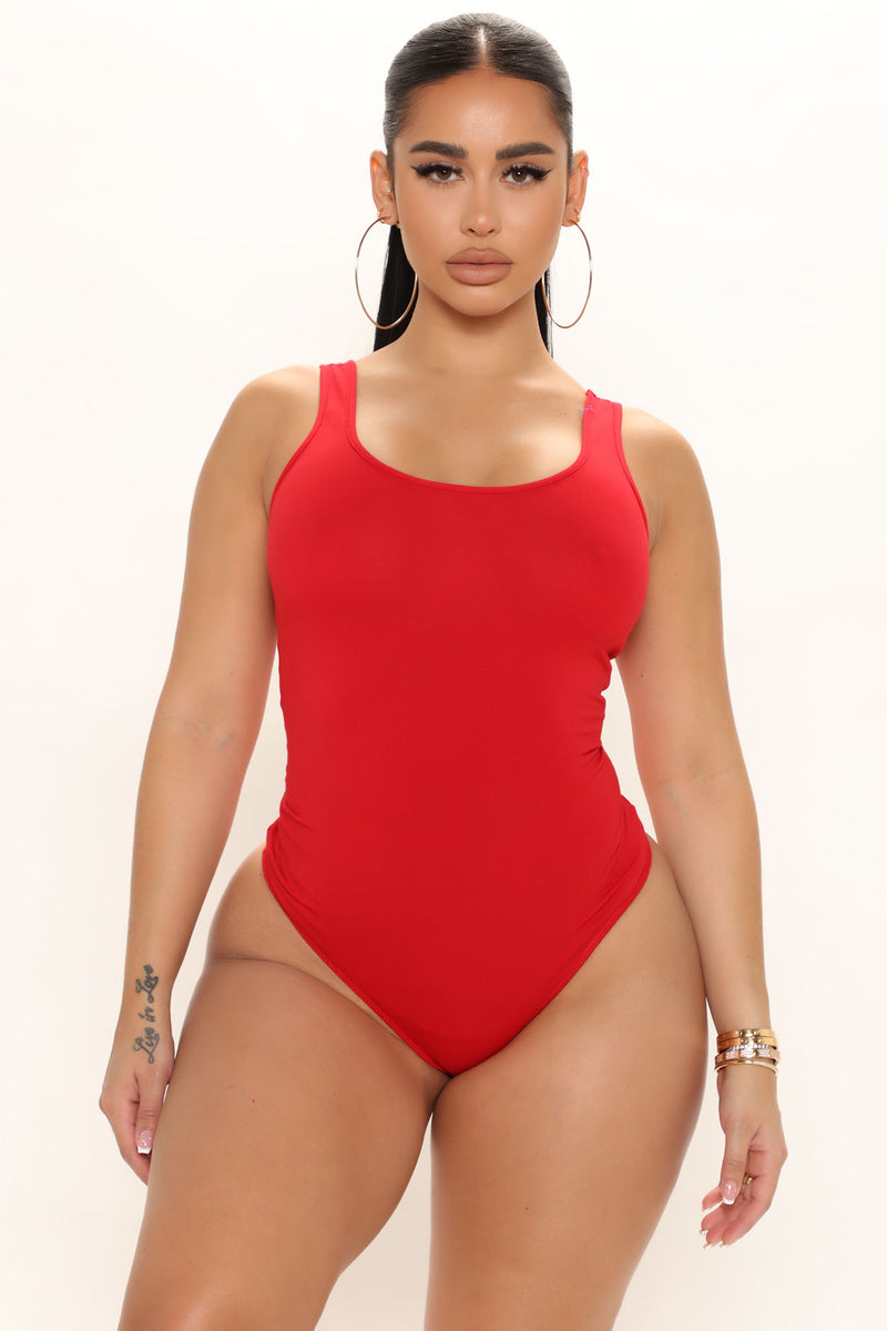 Maliah Bodysuit Red Fashion Nova Basic Tops And Bodysuits Fashion Nova 3417