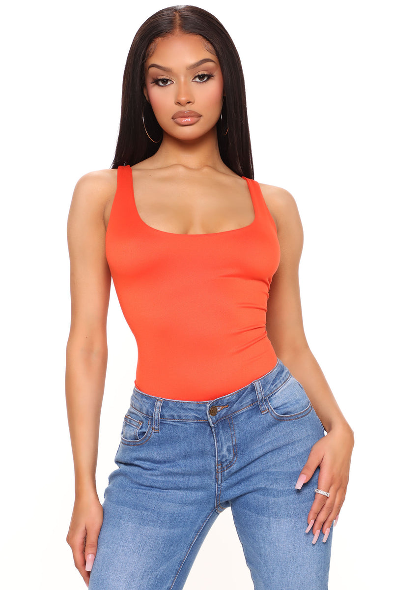 Leanne Double Lined Bodysuit Red Fashion Nova Basic Tops And Bodysuits Fashion Nova 9358