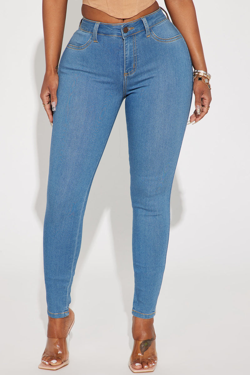 Kroniek voldoende tempel Classic Mid Rise Skinny Jeans - Medium Blue Wash | Fashion Nova, Jeans |  Fashion Nova