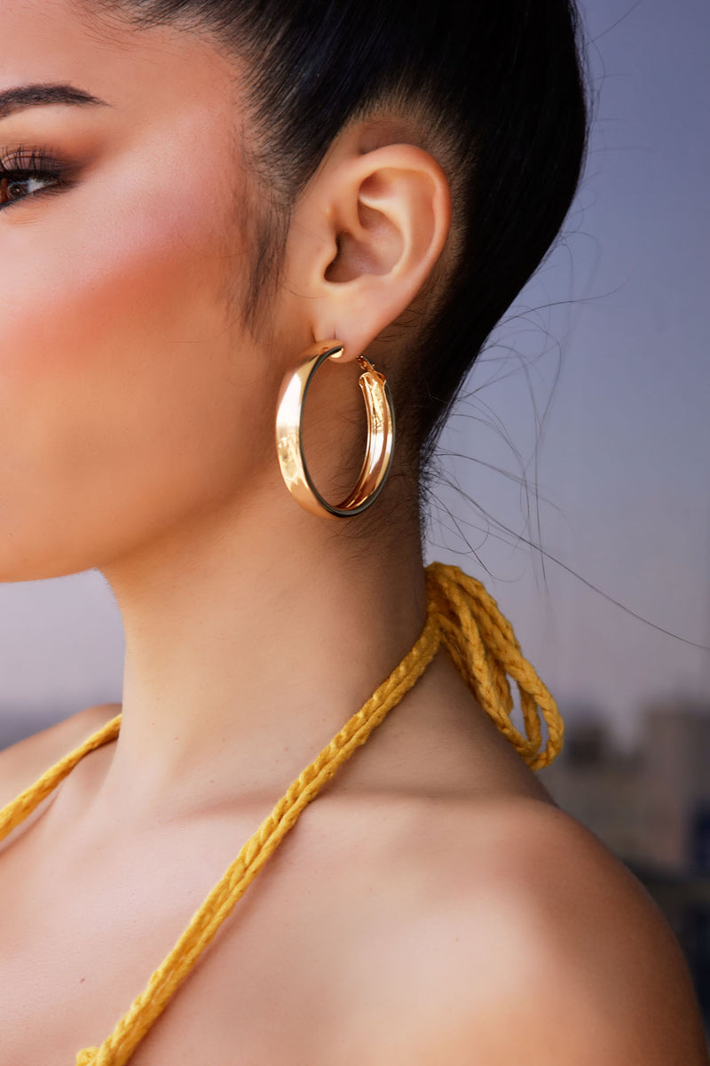 Bad Girls Only Hoop Earrings Gold Fashion Nova Jewelry Fashion Nova