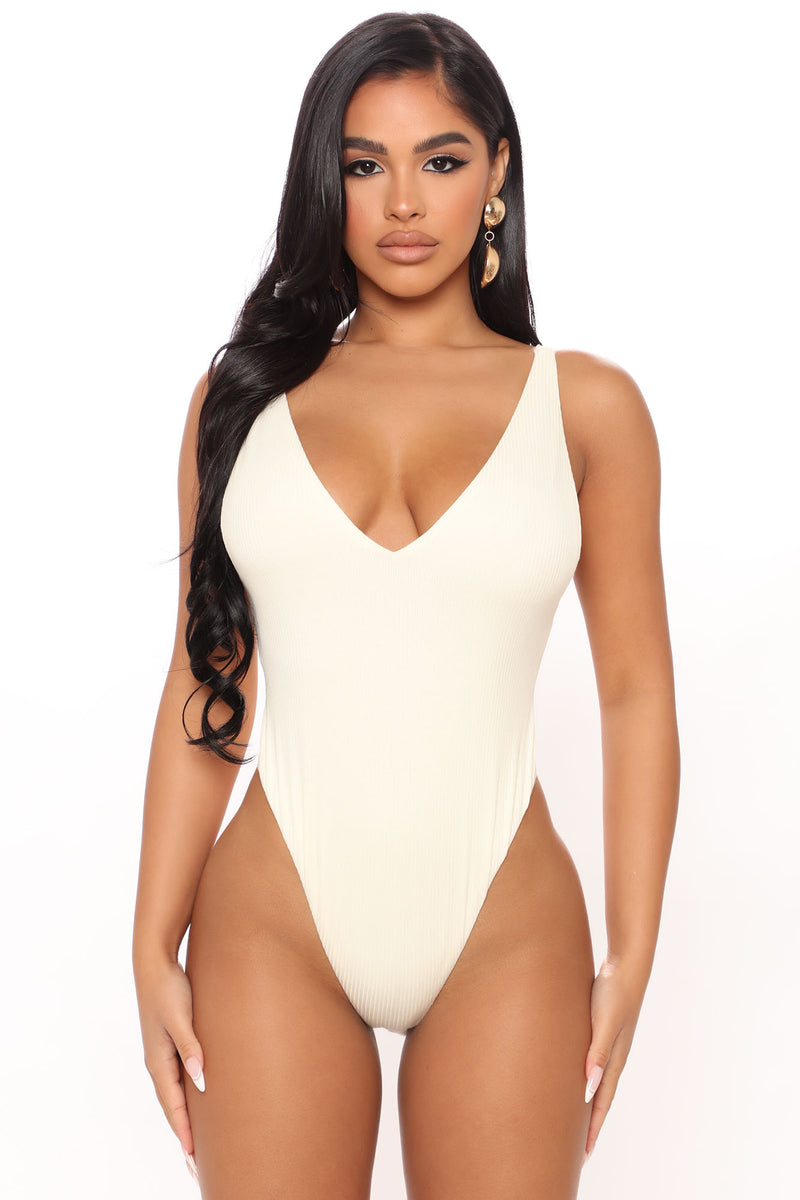 Don't Be A Square Bodysuit - White