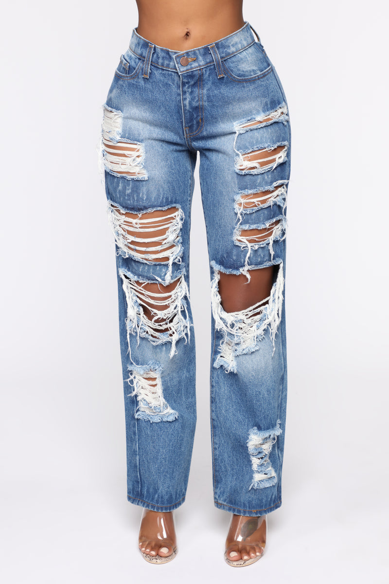 About That Time Distressed Jeans - Medium Wash | Jeans | Nova