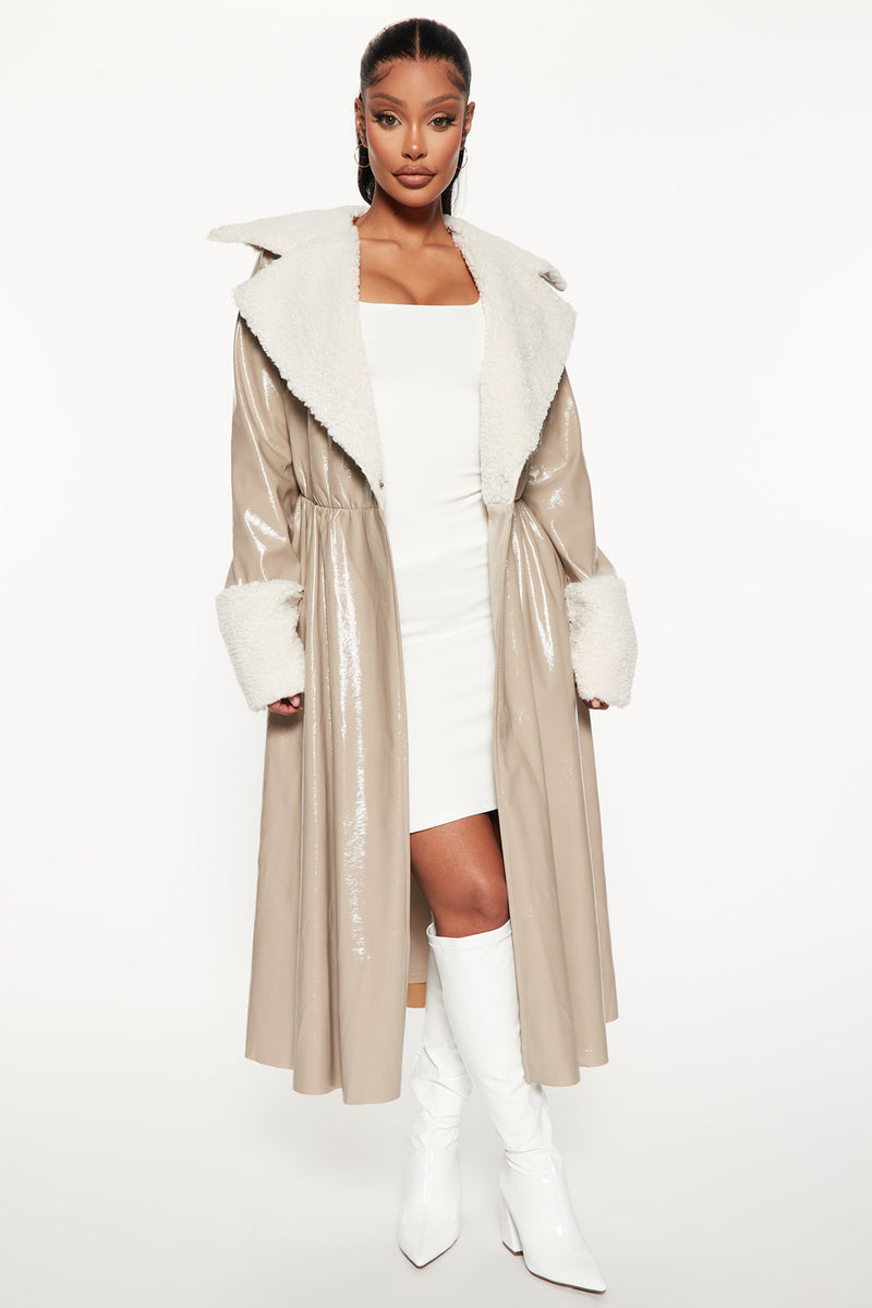 Womens fashion nova winter trench coat