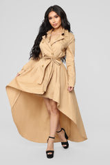 fashion nova Walk In The Park Dress – Taupe