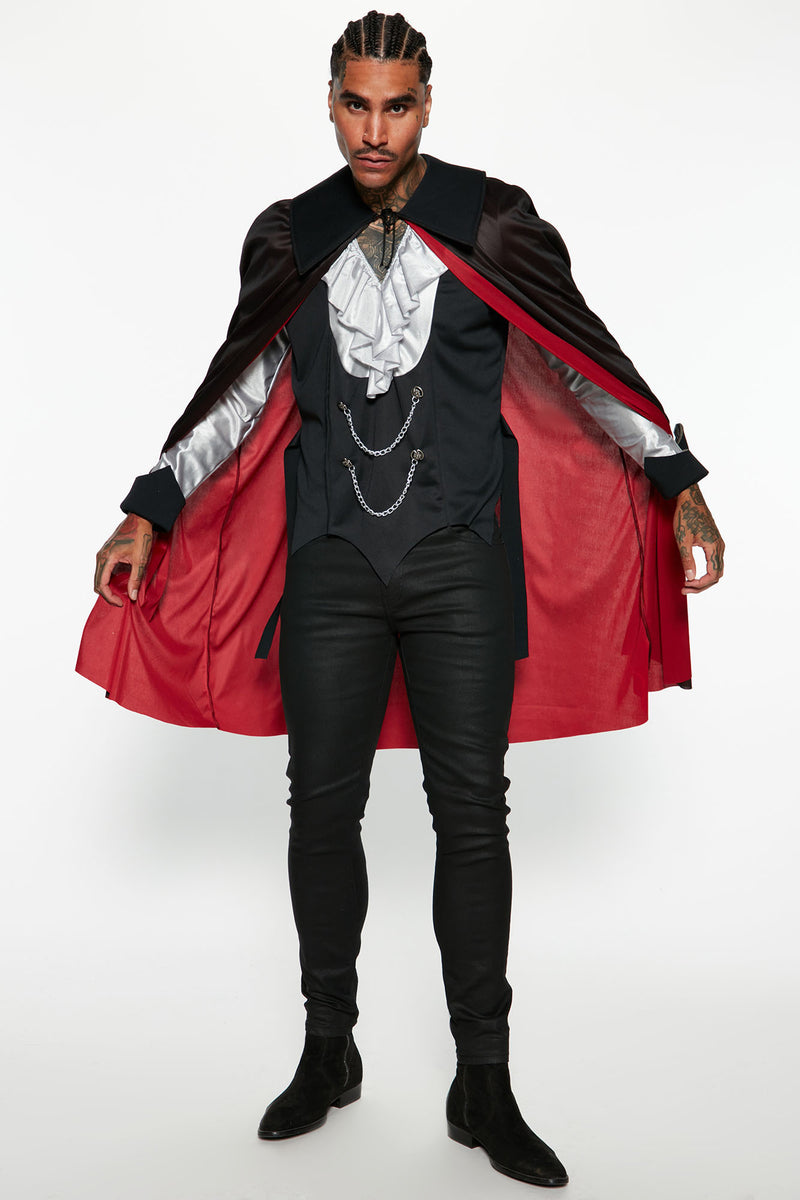 adverbio insondable plan de ventas Vampire Boss 2 Piece Costume Set - Black/combo | Fashion Nova, Mens Costumes  | Fashion Nova