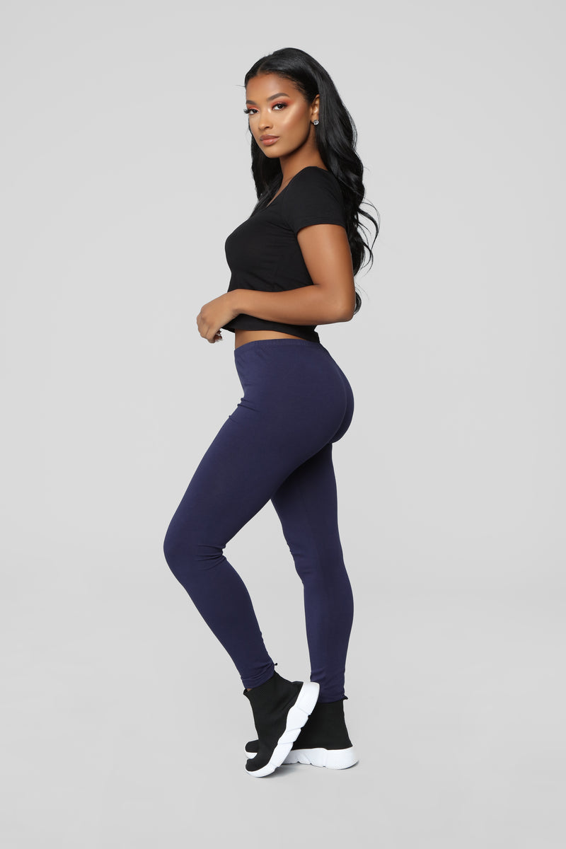 Almost Daily Layering Leggings Navy Fashion Nova Leggings Fashion Nova 1060