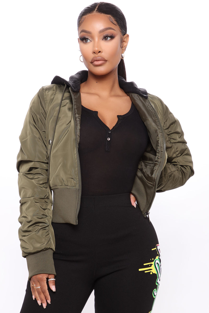 Timeless Bomber Jacket - Olive | Fashion Nova, Jackets & Coats