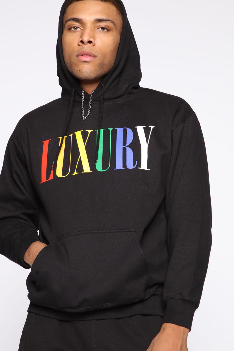Luxury Hoodie - Black | Fashion Nova, Mens Graphic Tees | Fashion Nova