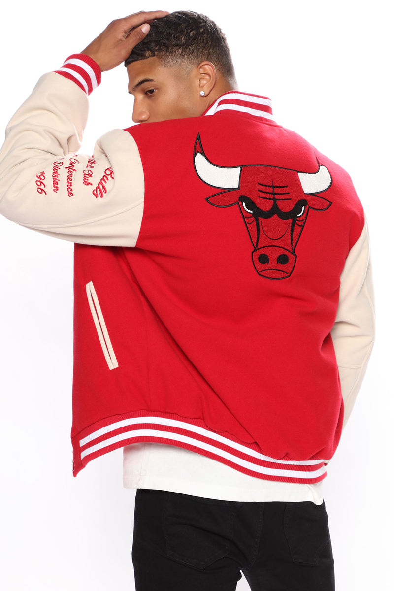 Bulls Alumni Varsity Jacket - Red/combo