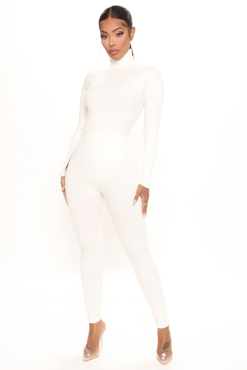Mya Snatched Bodysuit - Off White, Bodysuits Fashion