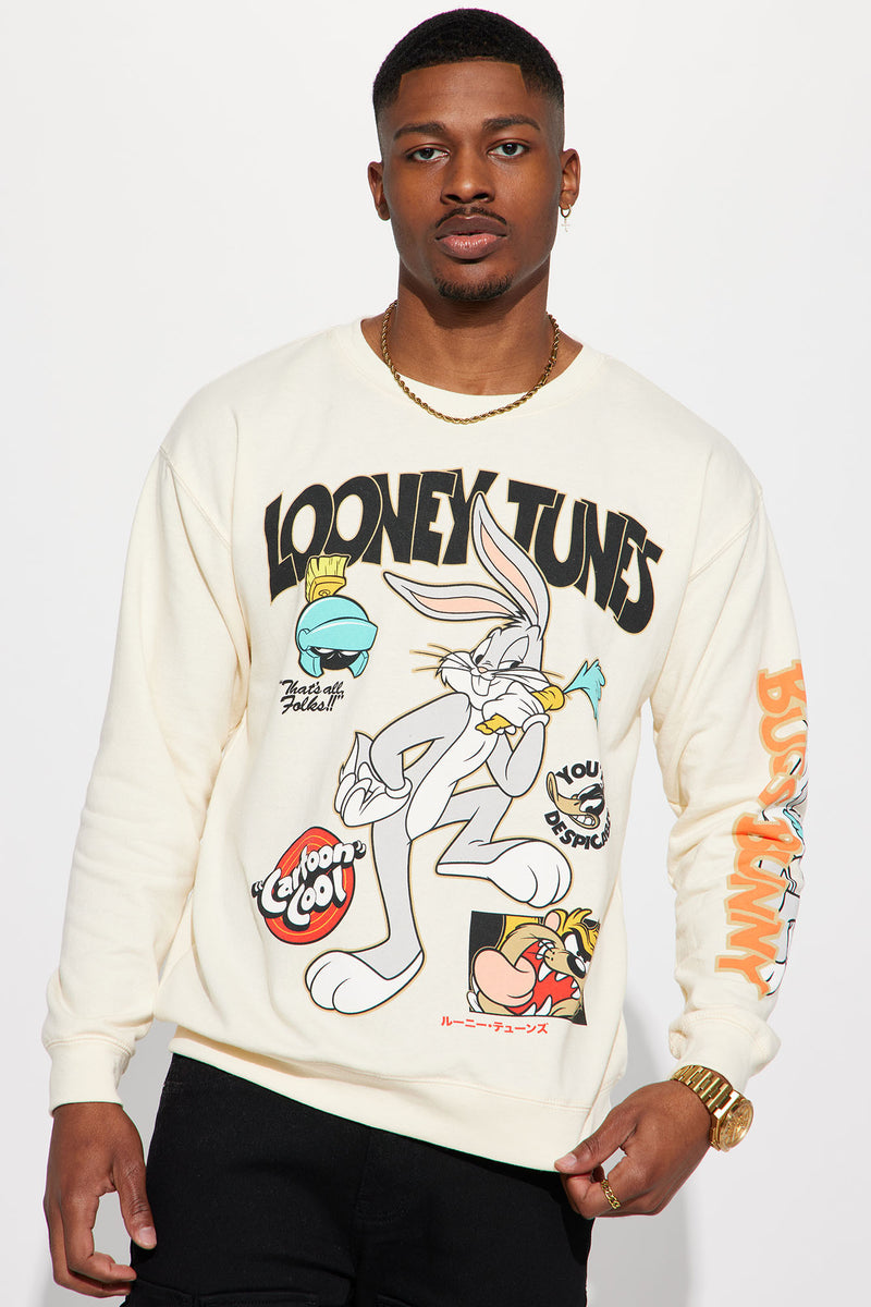 Looney Tunes Too Cool Crewneck Sweatshirt - Sand | Fashion Nova, Mens Graphic  Tees | Fashion Nova