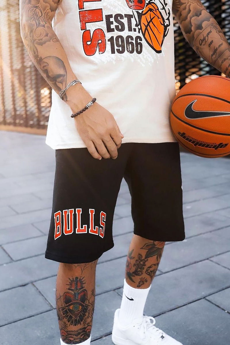 M&N Chicago Bulls Swingman Short 'Black, SMSHAC18022-CBUBLCK96