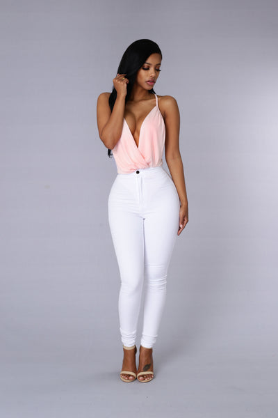 Sylvie Bodysuit Blush