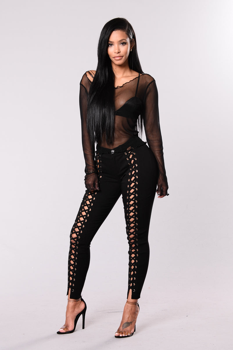 Imperfectly Perfect Pants Black Pants Fashion Nova 4326