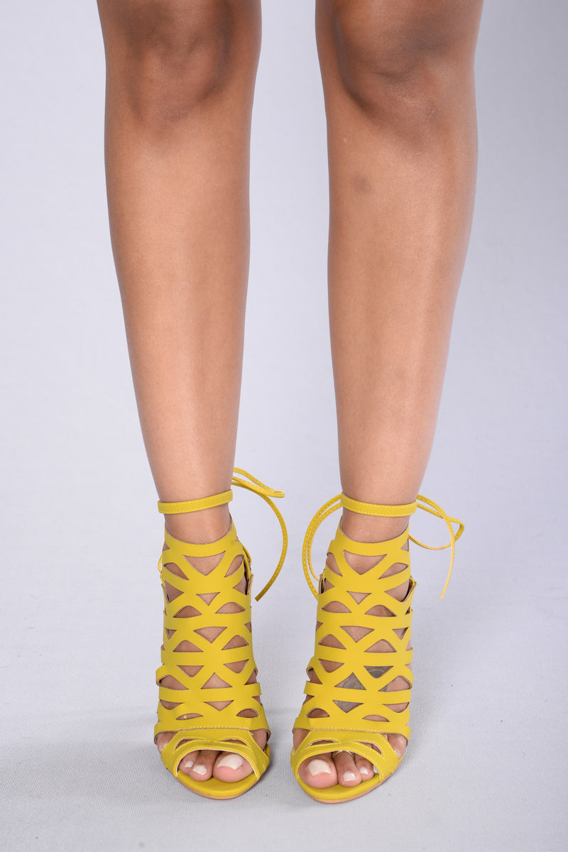 fashion nova yellow heels