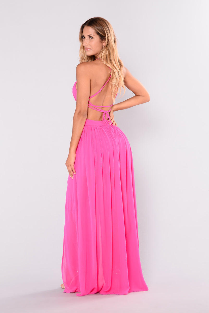 All Summer Long Maxi Dress Hot Pink Fashion Nova Dresses Fashion Nova 8964